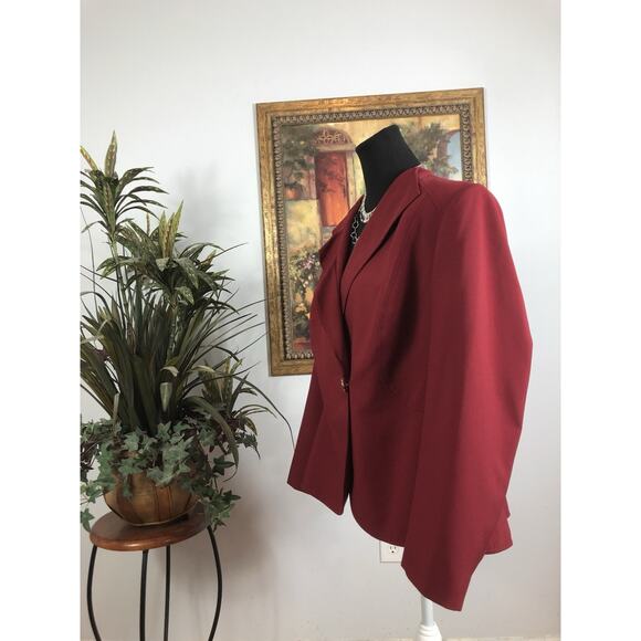 John Meyer Women Plus Jacket 16W Long Sleeve Lined Clueless Preppy Office Siren - Picture 6 of 11